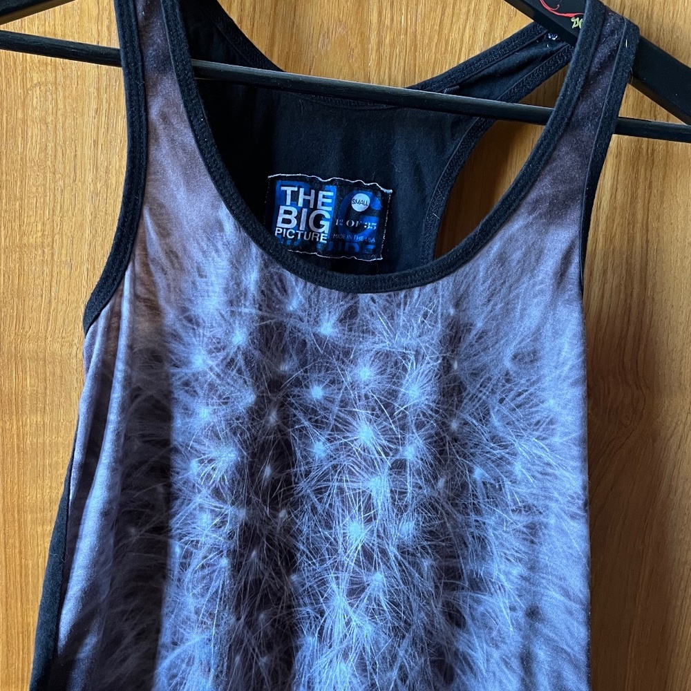 Limited Edition Dandelion Blk/Wht Tank top - Picture 4 of 6